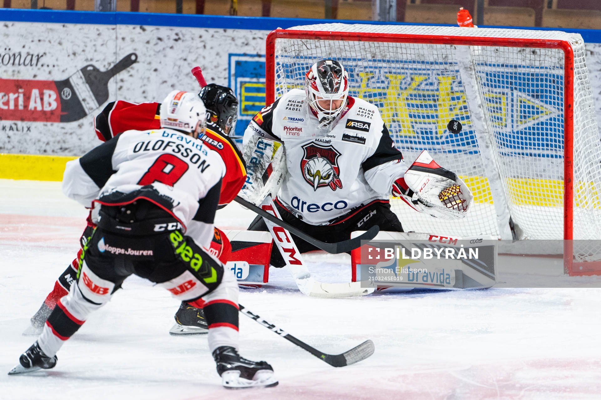 Malmö Redhawks målvakt Lars Volden