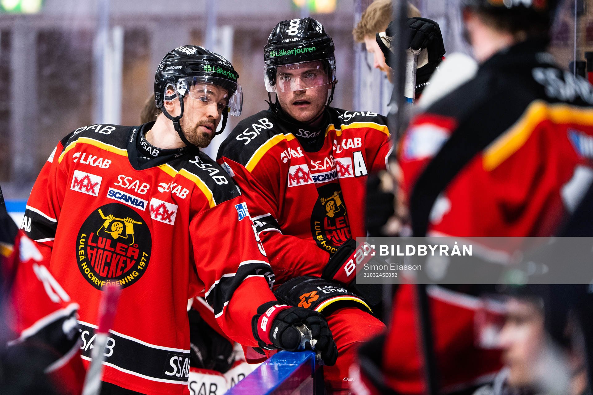 Luleås Eddie Larsson och Oscar Engsund