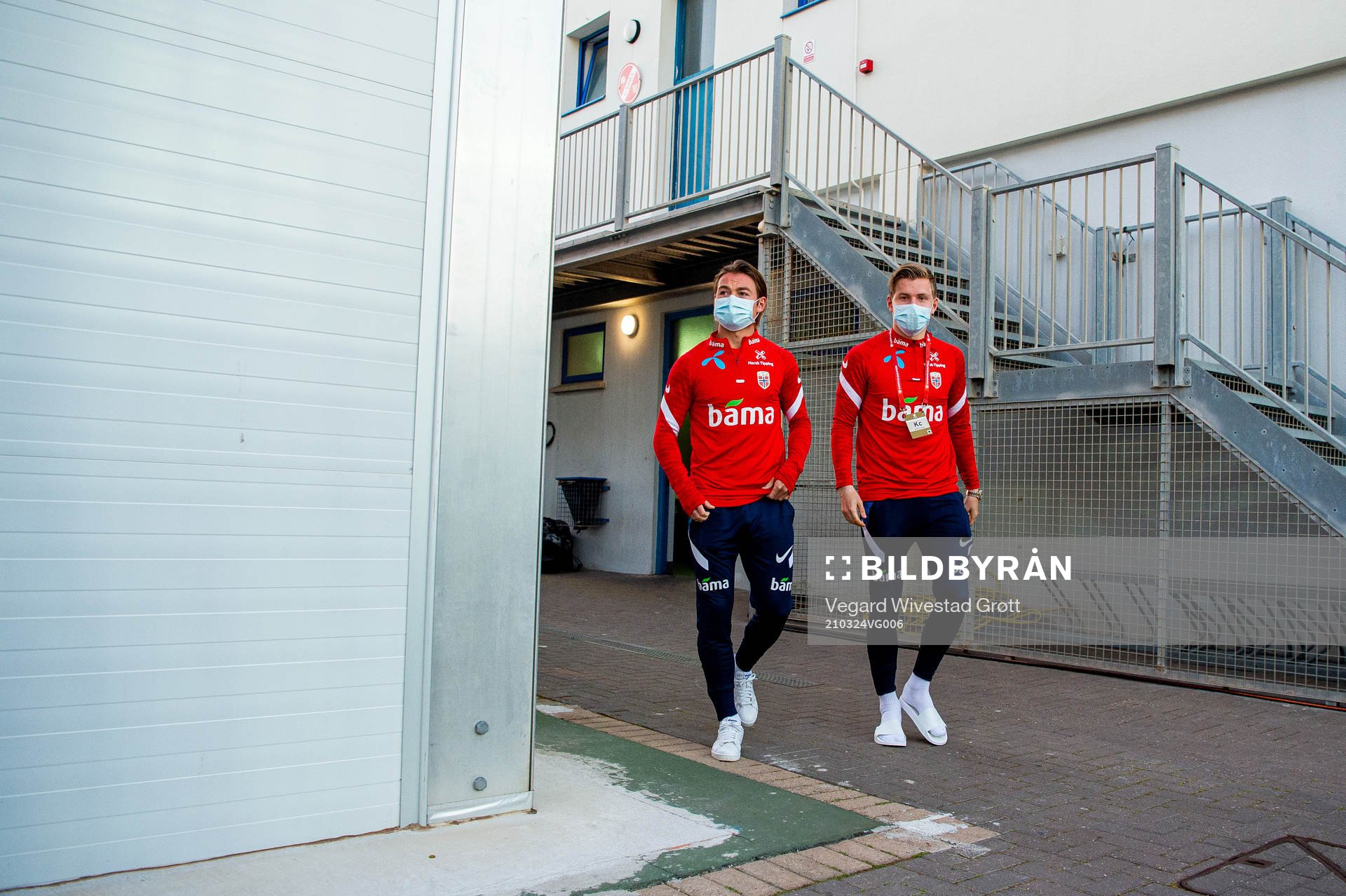 Patrick Berg and Jens Petter Hauge of Norway