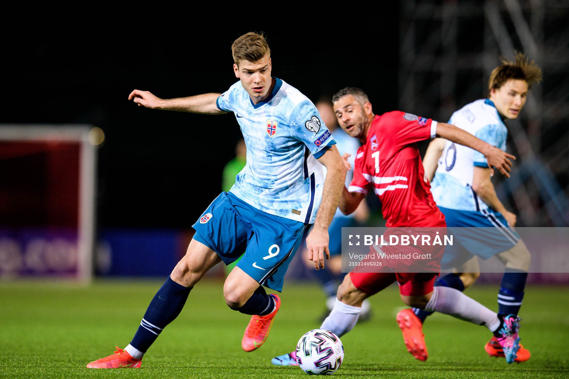 Alexander Sørloth of Norway