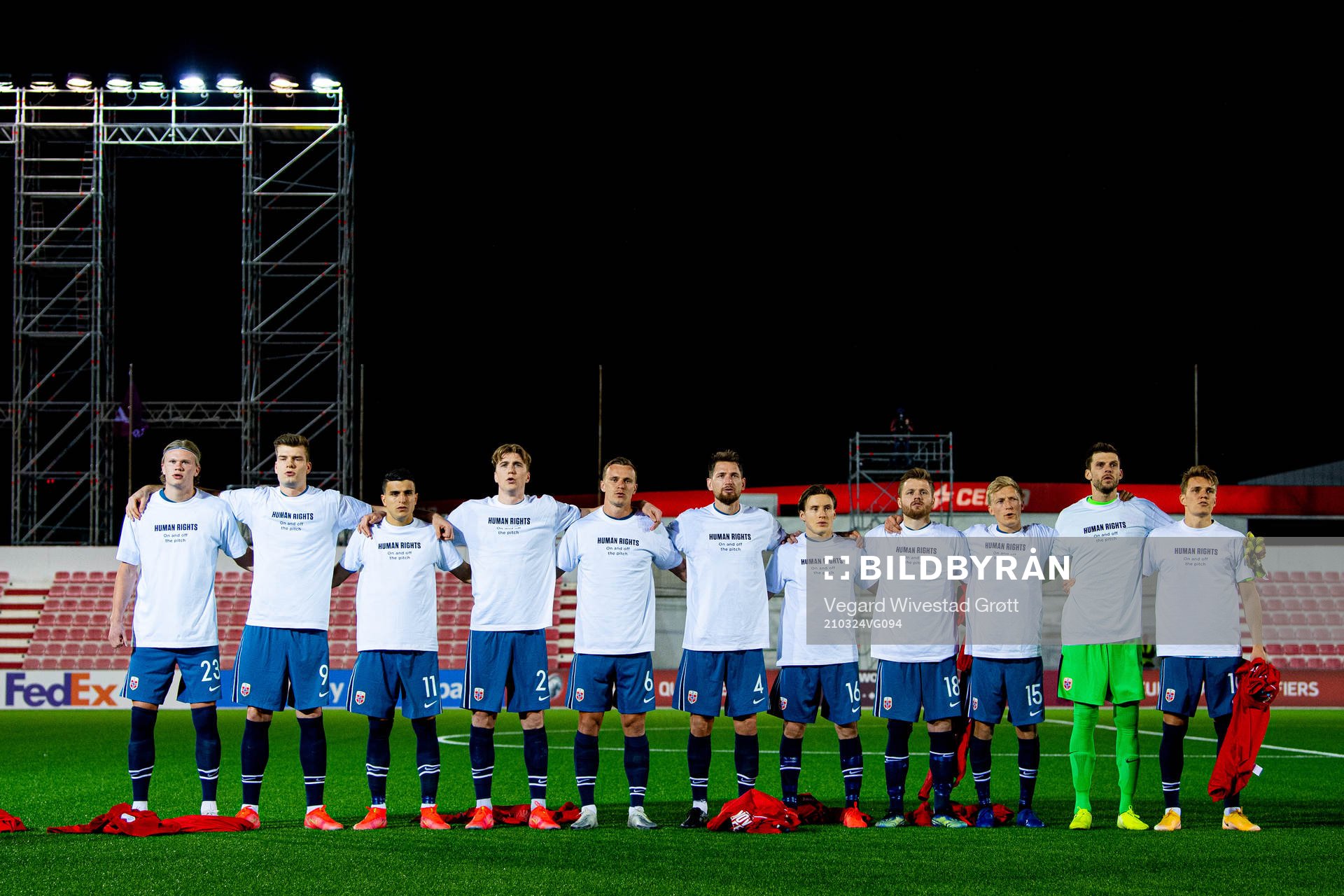 Erling Braut Haaland, Alexander Sørloth, Mohamed «Moi»