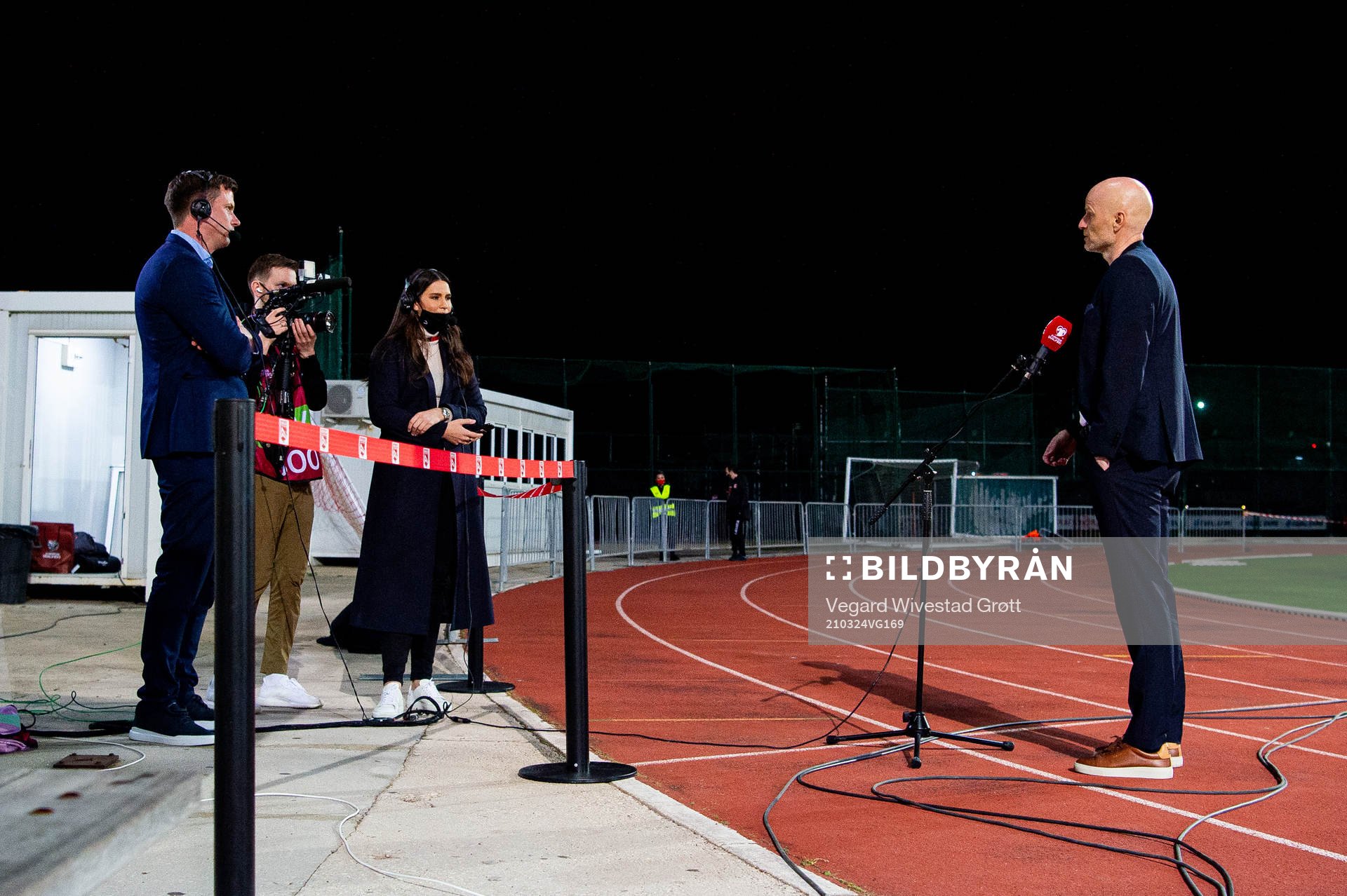 Ståle Solbakken, head coach of Norway, is being