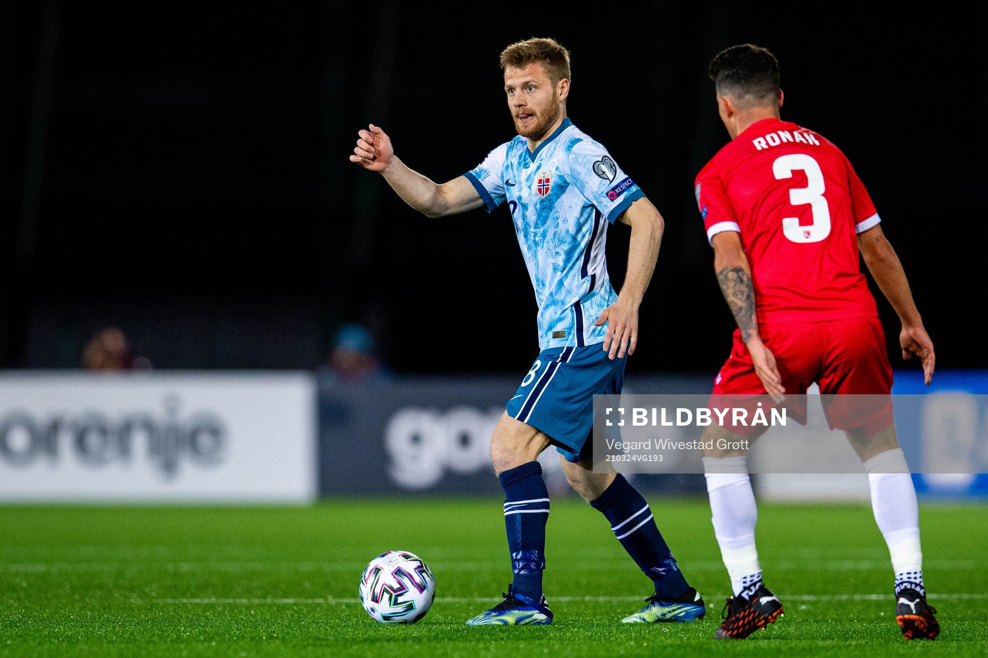 Fredrik Midtsjø of Norway and Kian Ronan of Gibraltar