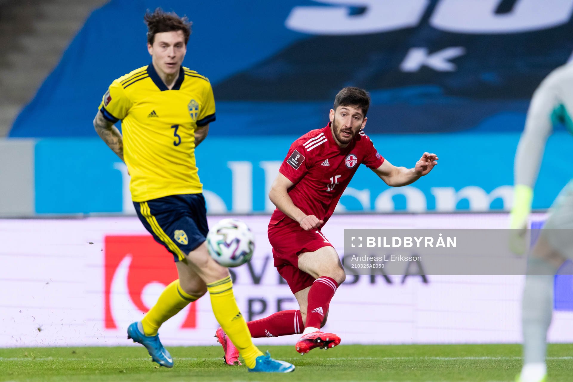 Victor Nilsson Lindelöf of Sweden and Giorgi Beridze of