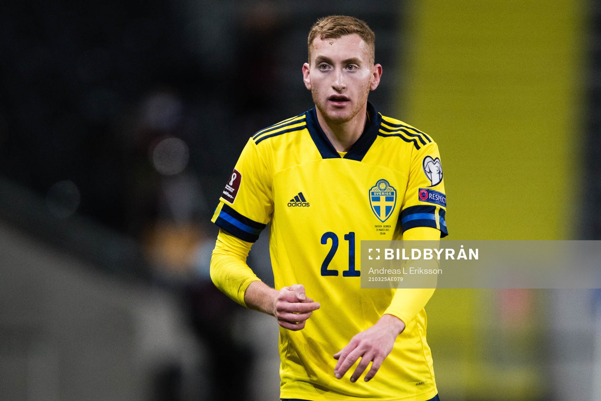 Dejan Kulusevski of Sweden