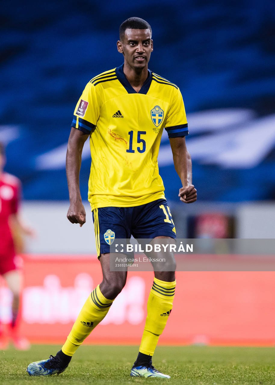 Alexander Isak of Sweden