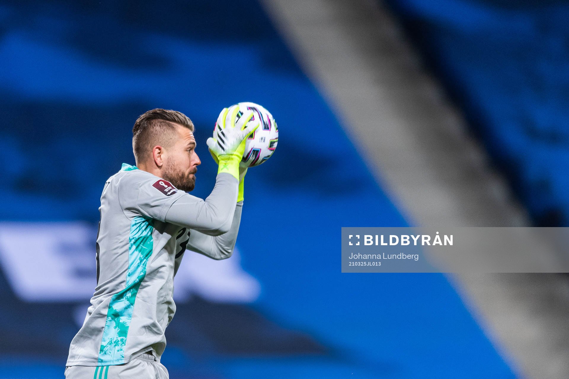 Goalkeeper Kristoffer Nordfeldt of Sweden