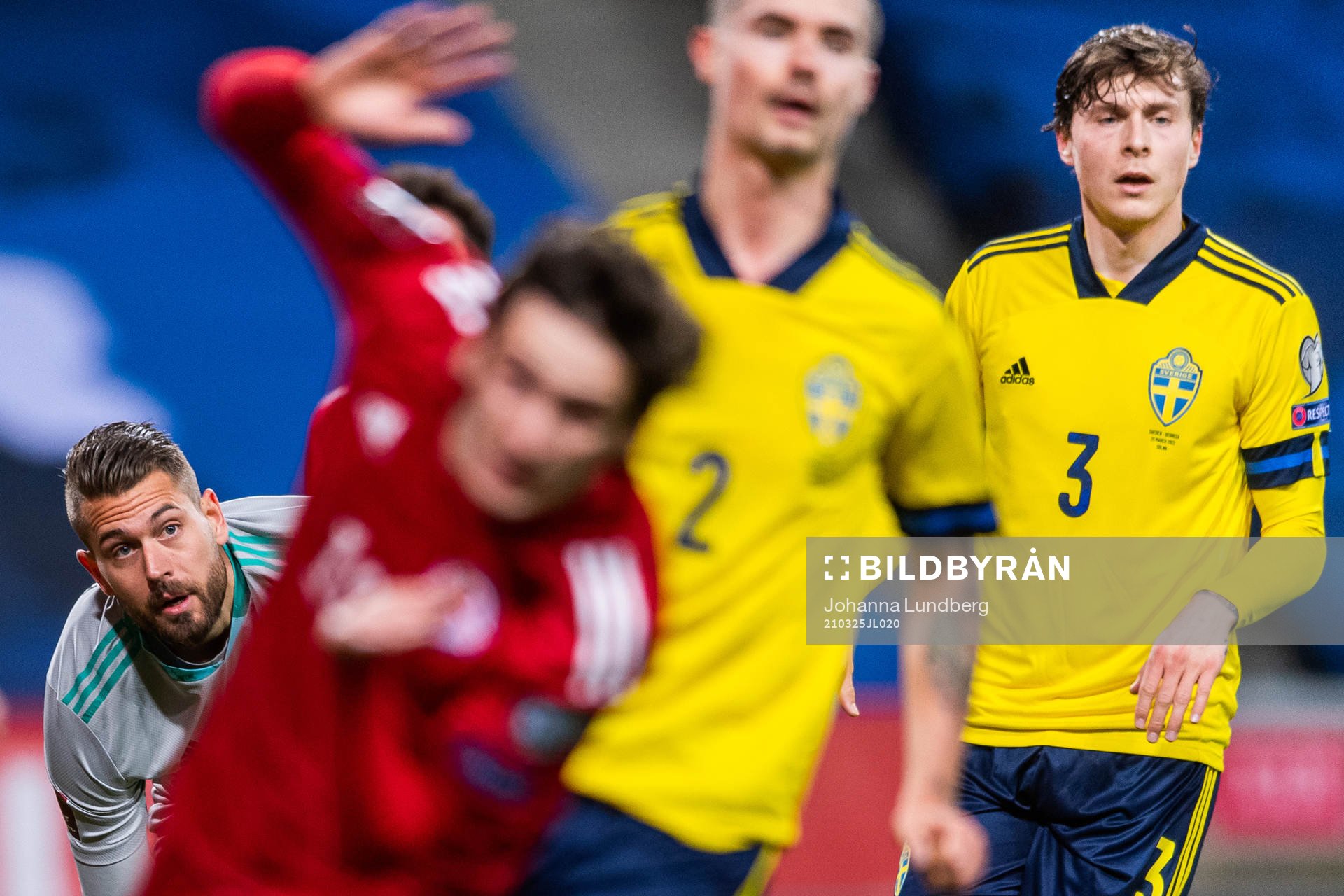 Goalkeeper Kristoffer Nordfeldt of Sweden