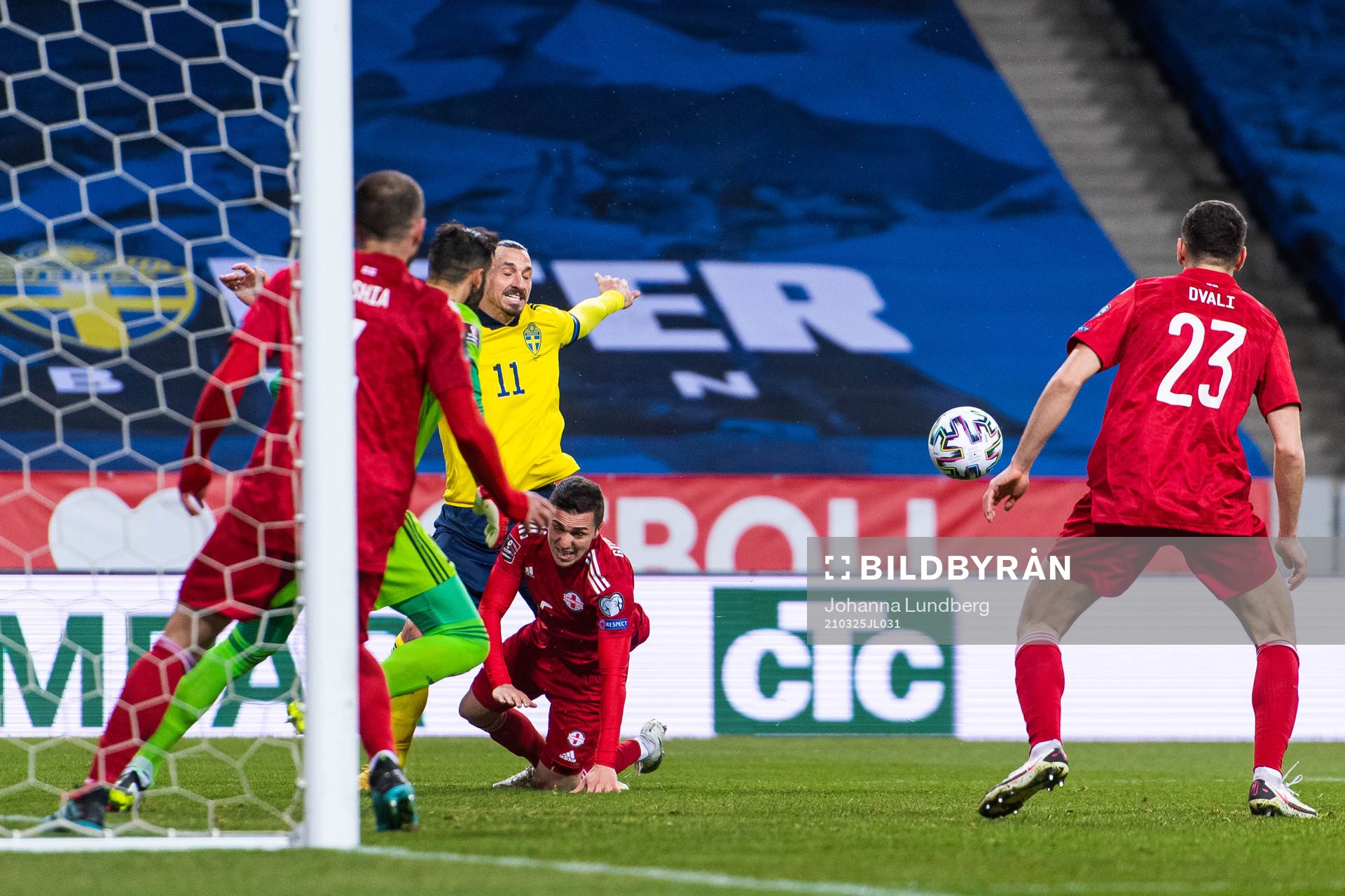 Zlatan Ibrahimovic of Sweden