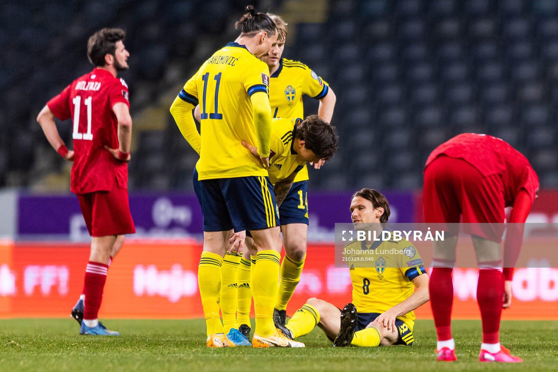 Zlatan Ibrahimovic, Victor Nilsson Lindelöf and Filip