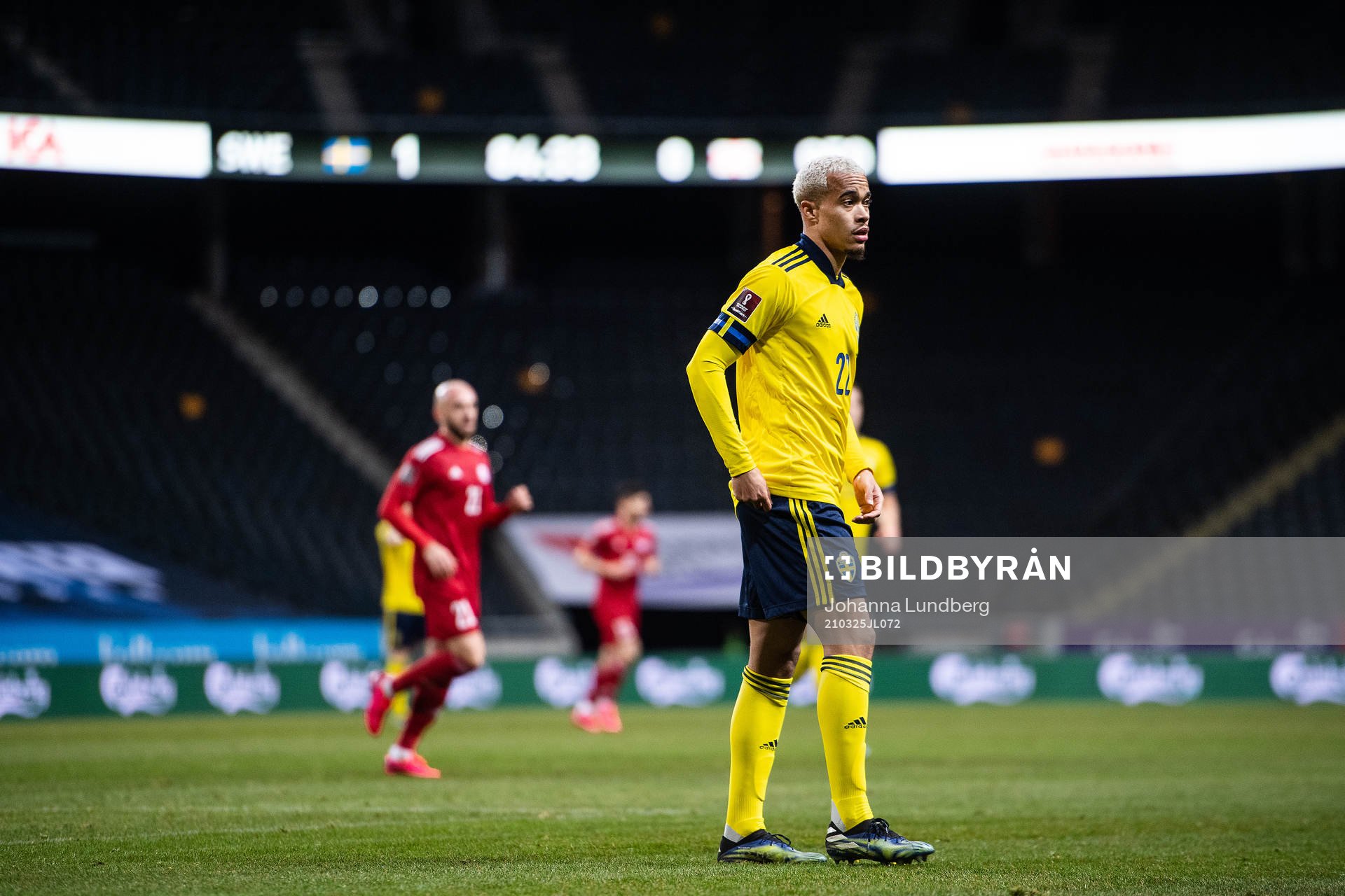 Robin Quaison of Sweden