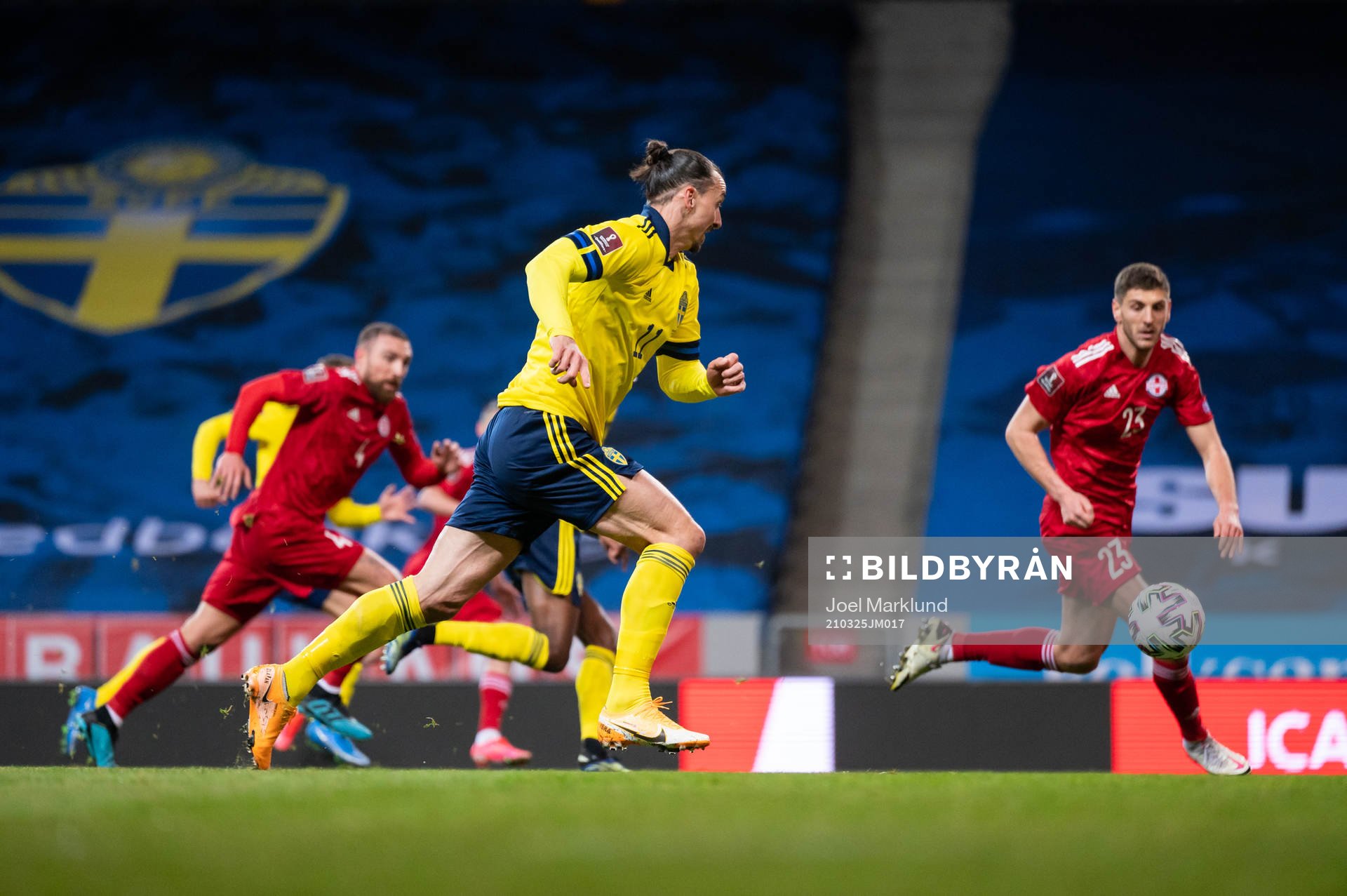Zlatan Ibrahimovic of Sweden