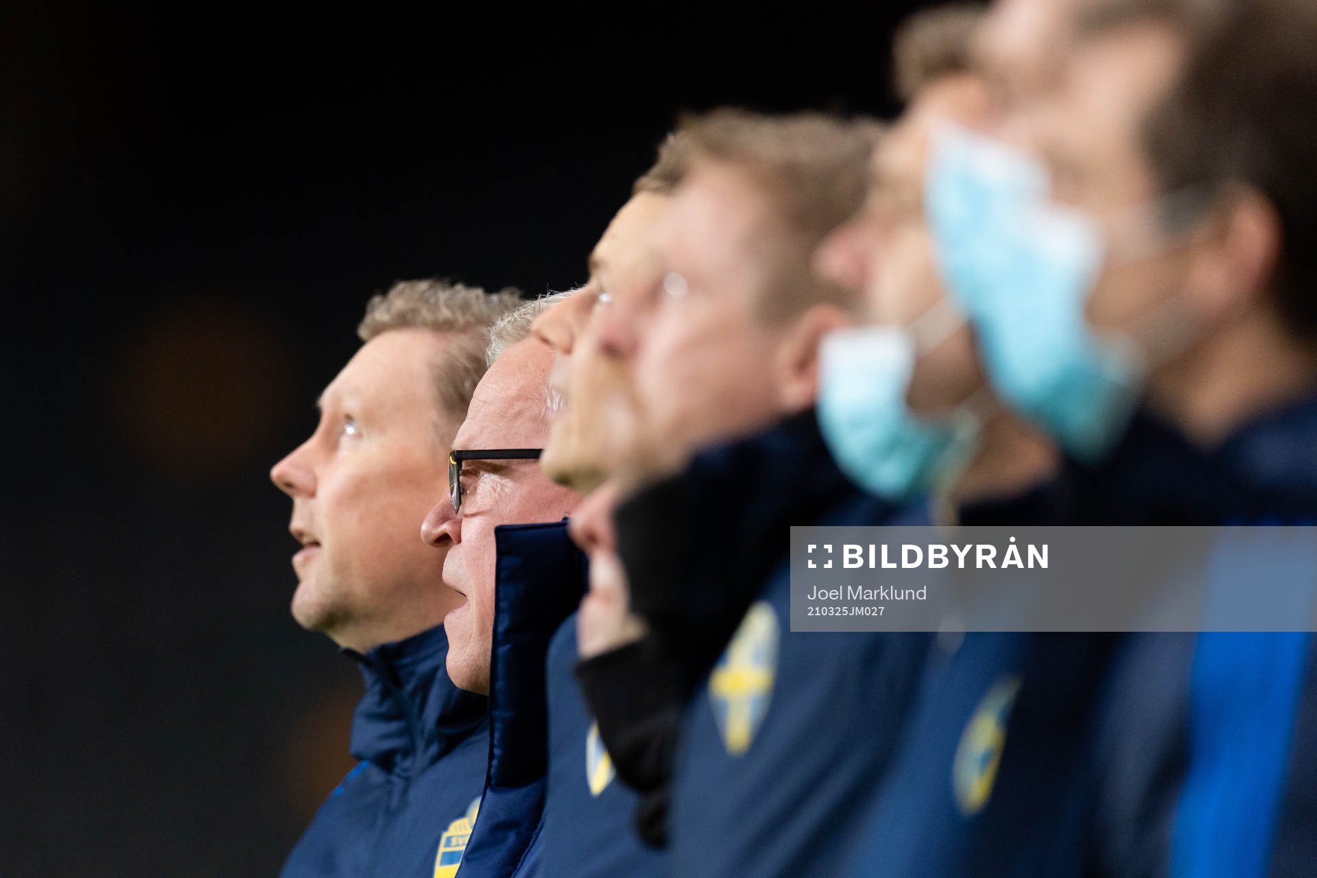 Assistant coach Peter Wettergren and Janne Andersson, head