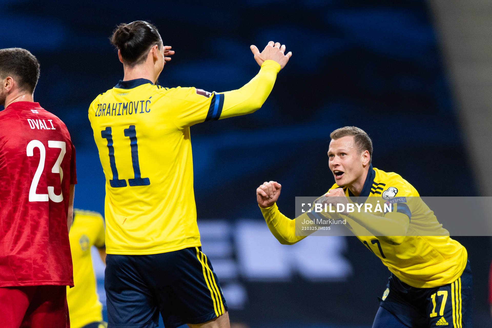 Viktor Claesson of Sweden celebrates