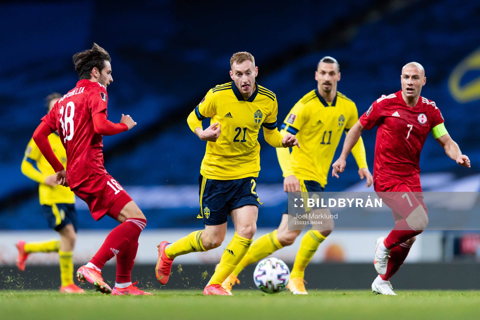 Dejan Kulusevski of Sweden