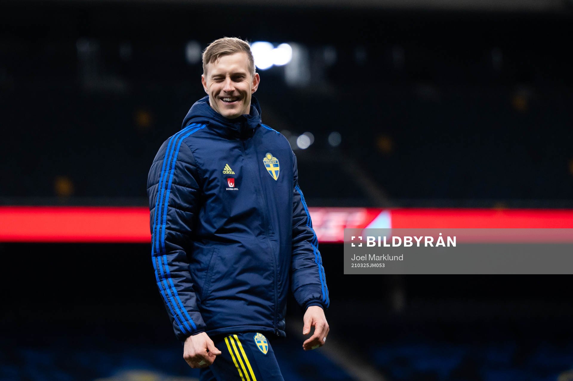Goalkeeper Karl-Johan Johnsson of Sweden