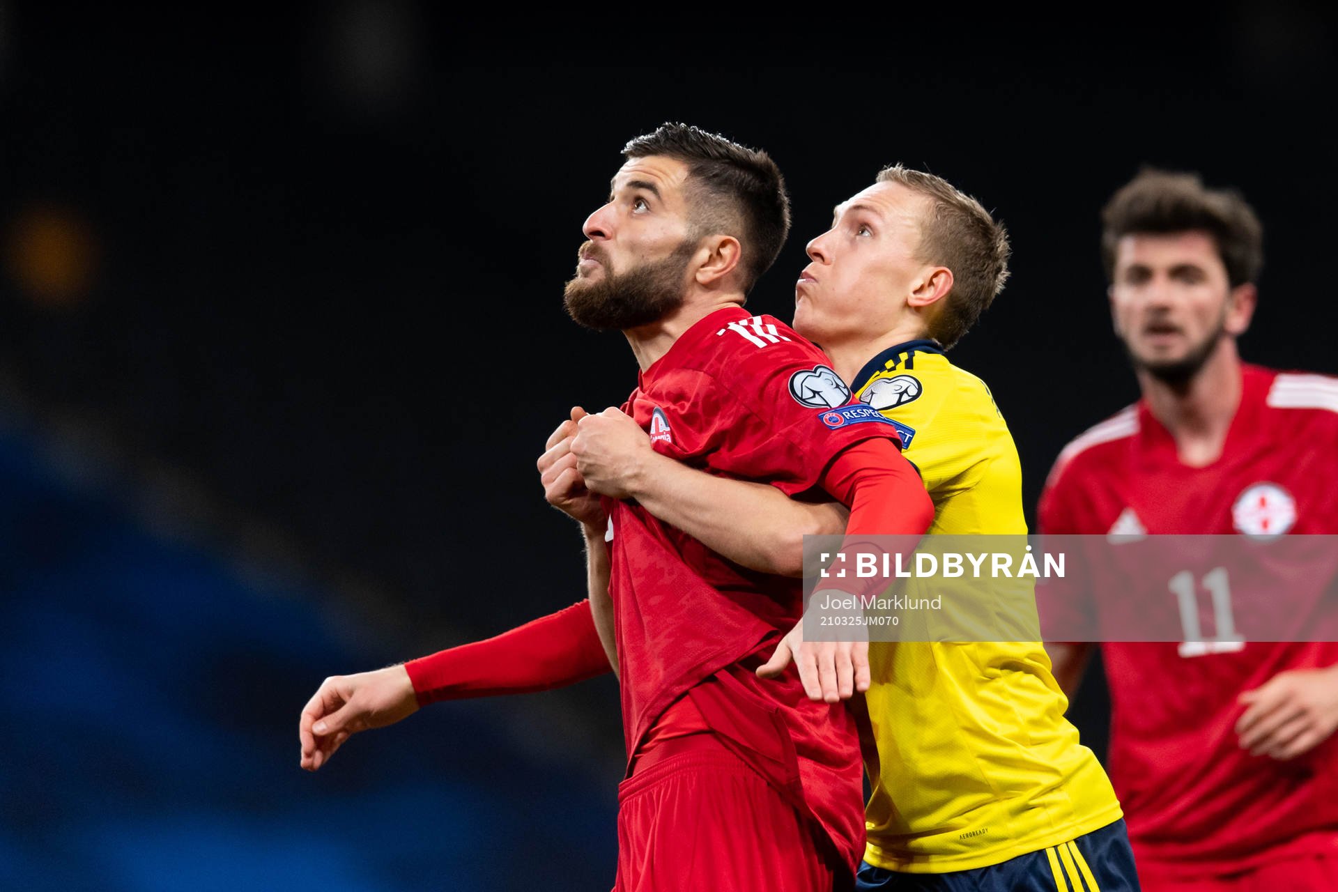Levan Shengelia of Georgia and Ludwig Augustinsson of Sweden