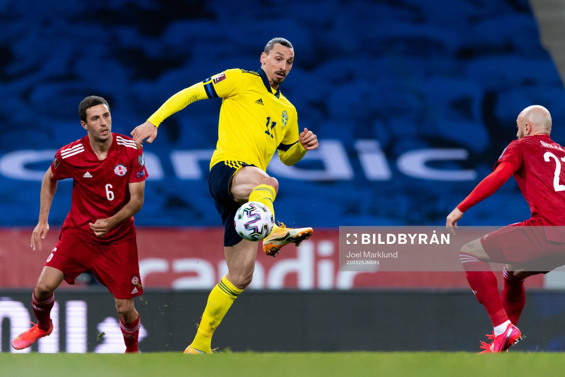 Zlatan Ibrahimovic of Sweden