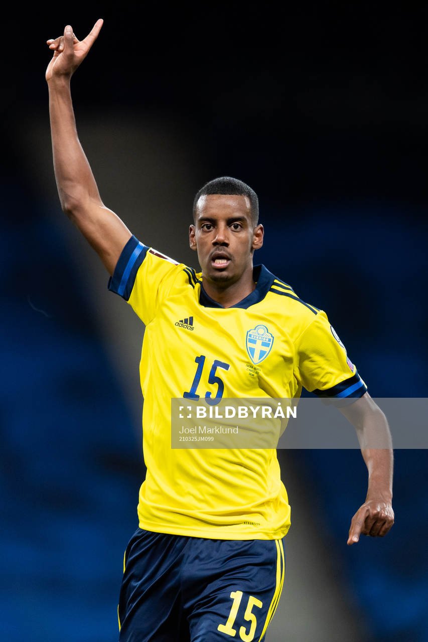 Alexander Isak of Sweden