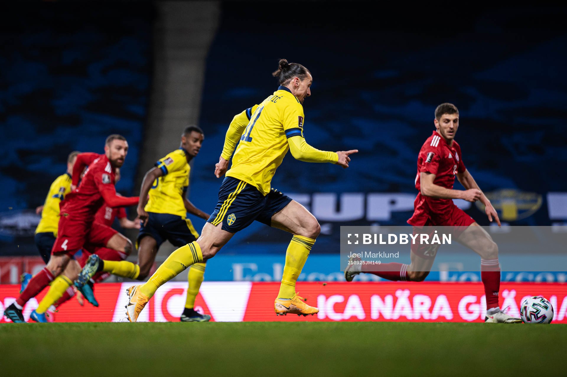 Zlatan Ibrahimovic of Sweden