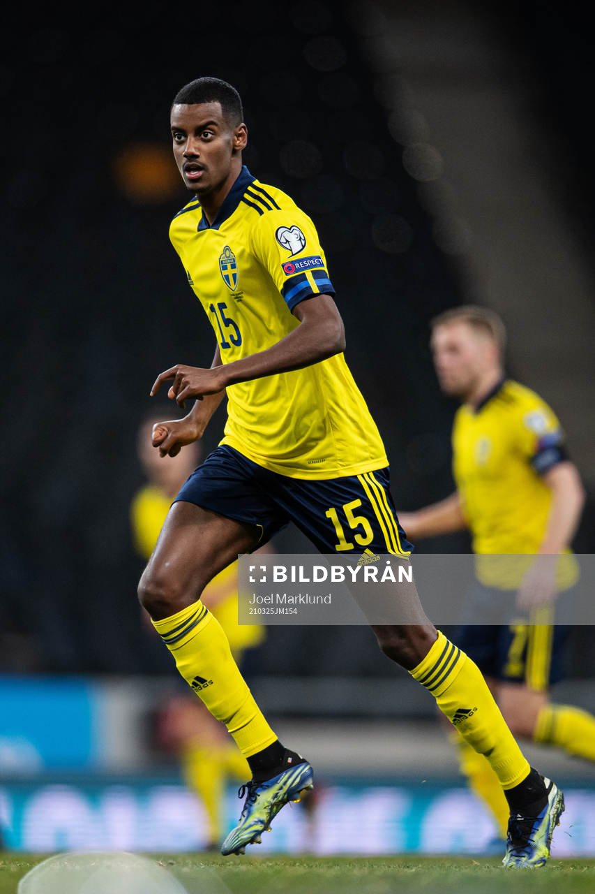 Alexander Isak of Sweden