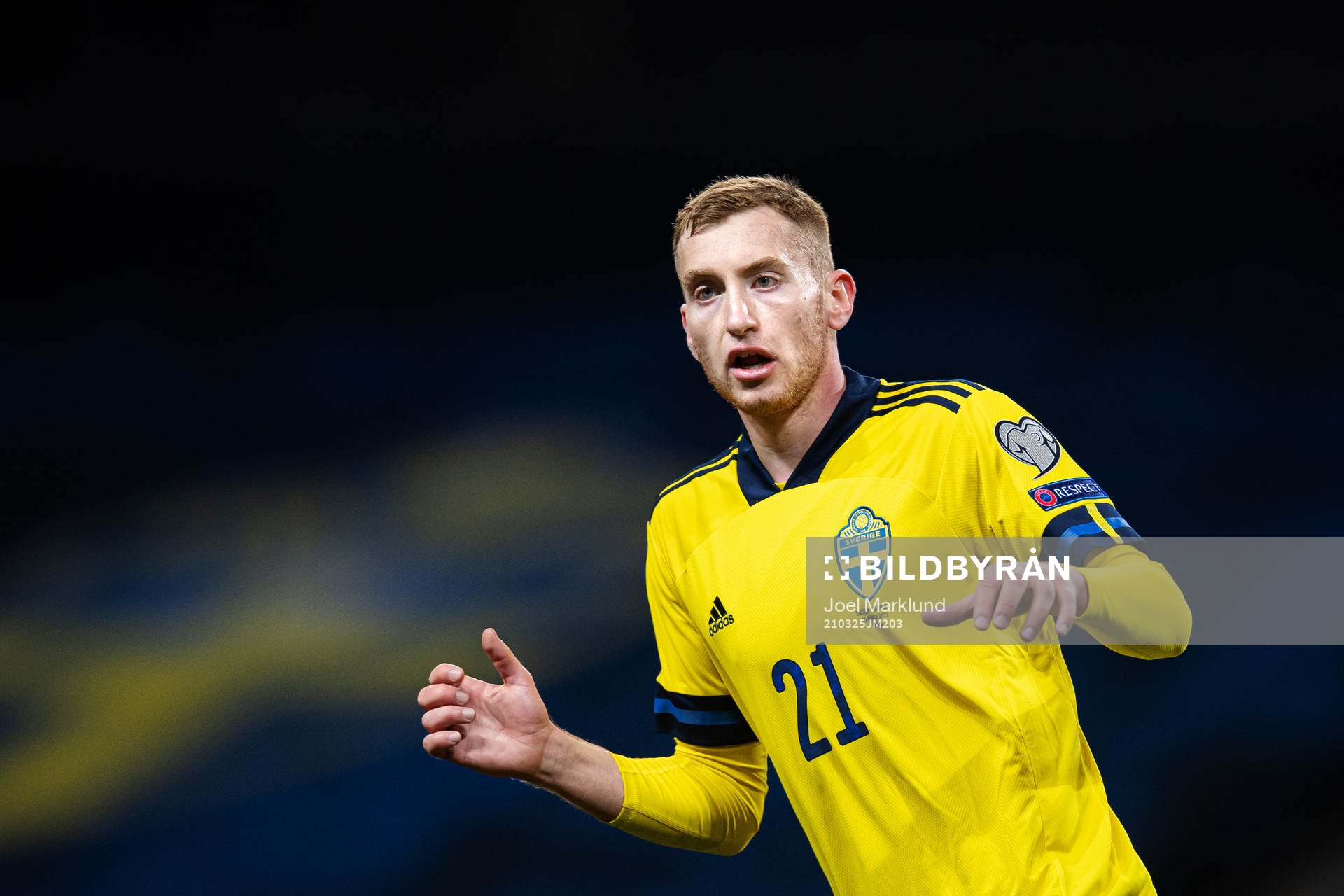 Dejan Kulusevski of Sweden