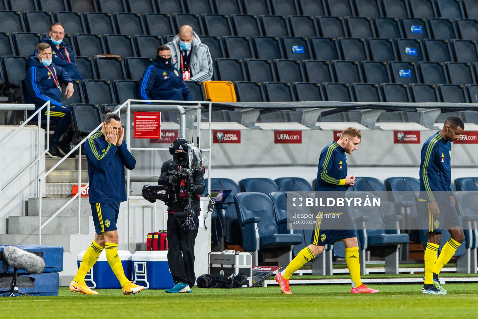 Zlatan Ibrahimovic, Dejan Kulusevski and Alexander Isak of