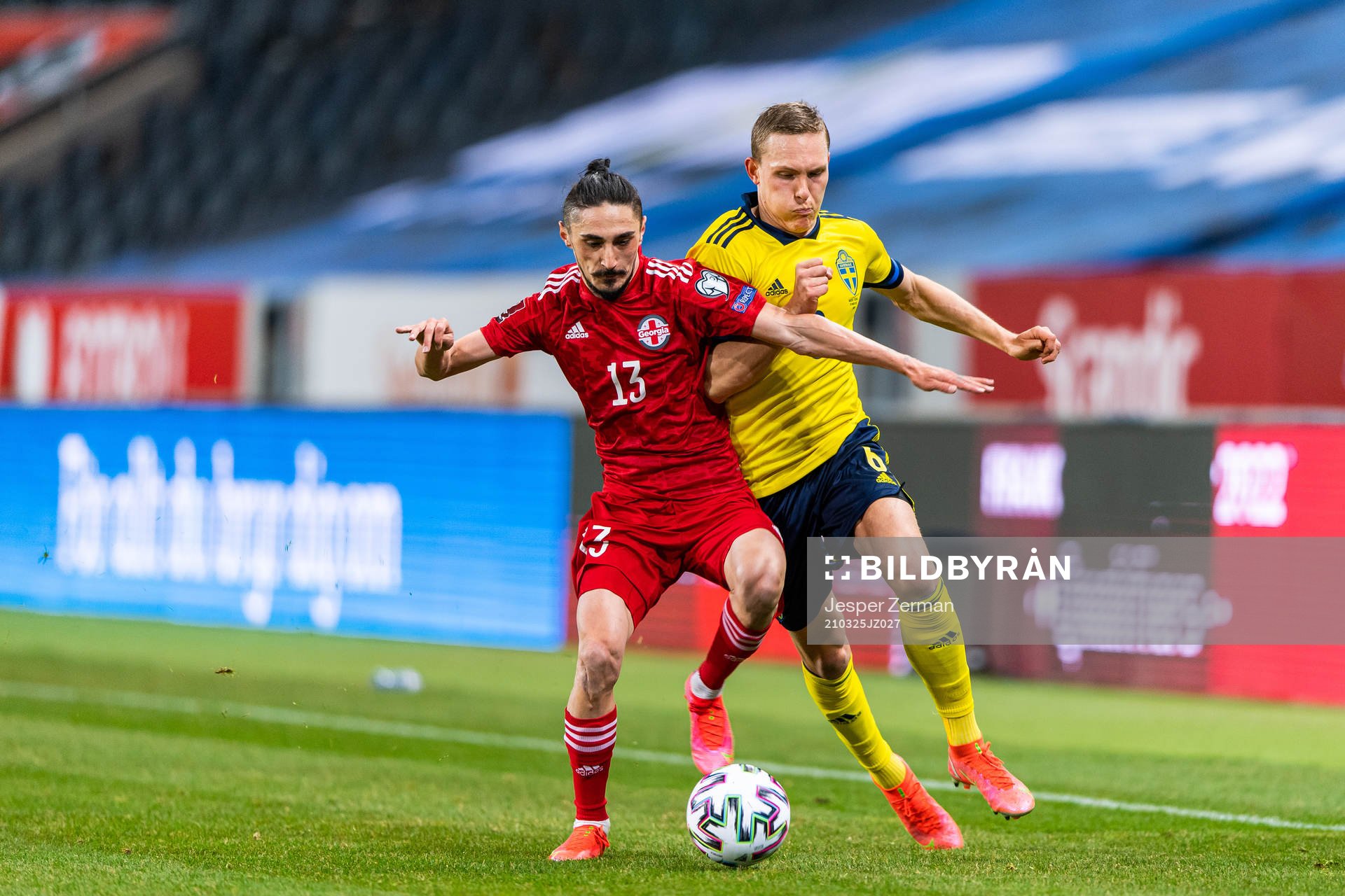 Grigol Chabradze of Georgia and Ludwig Augustinsson of