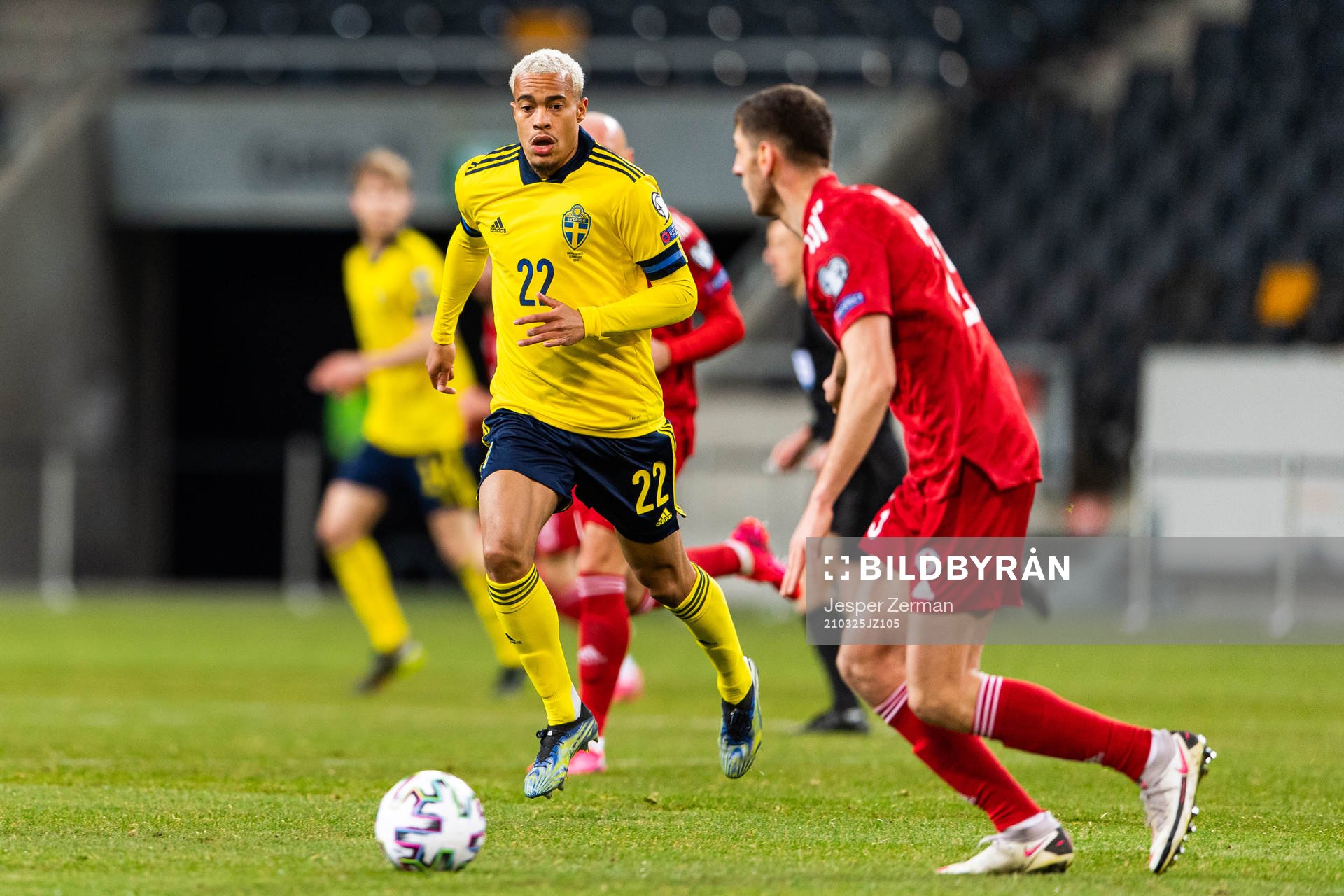 Robin Quaison of Sweden