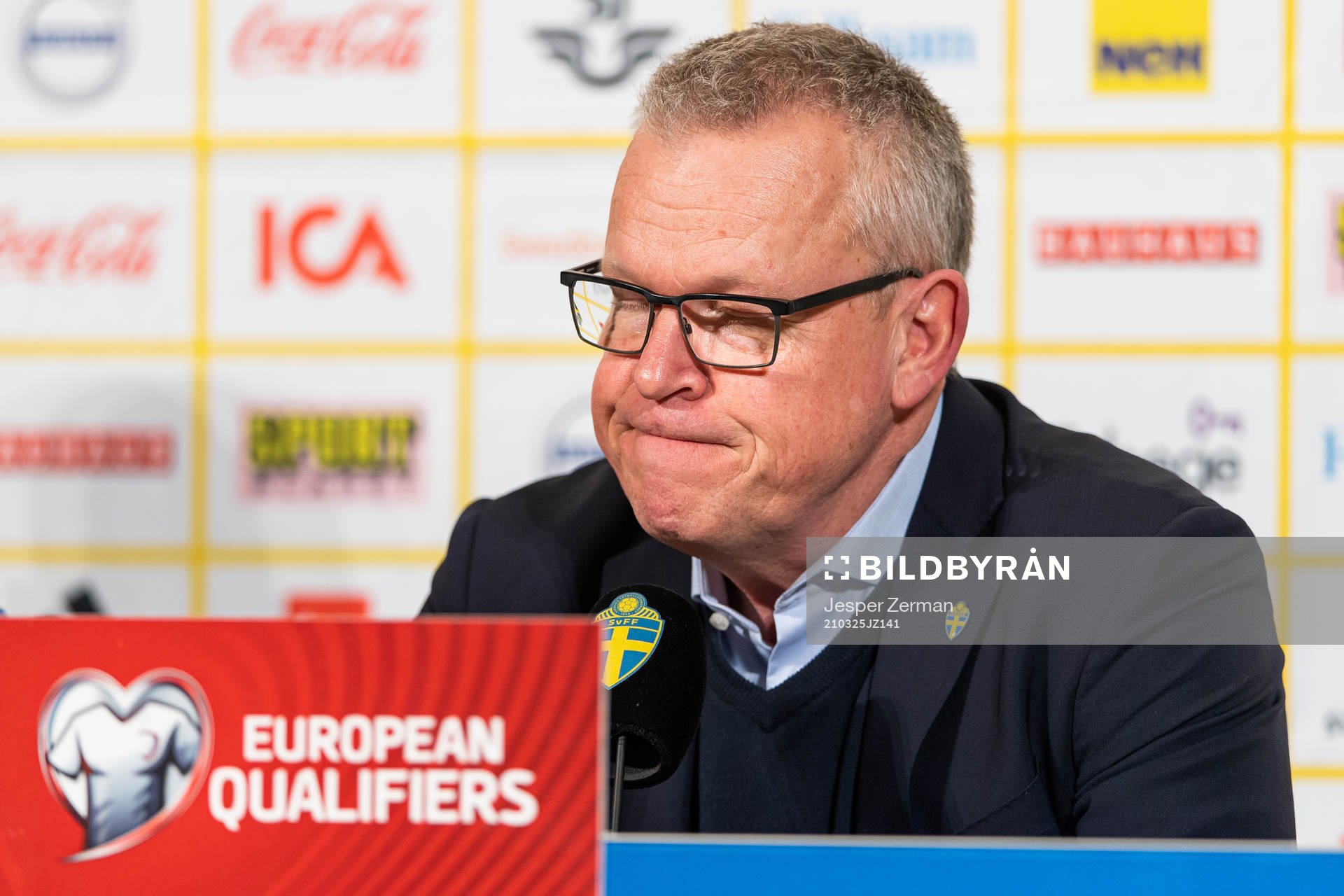 Janne Andersson, head coach of Sweden
