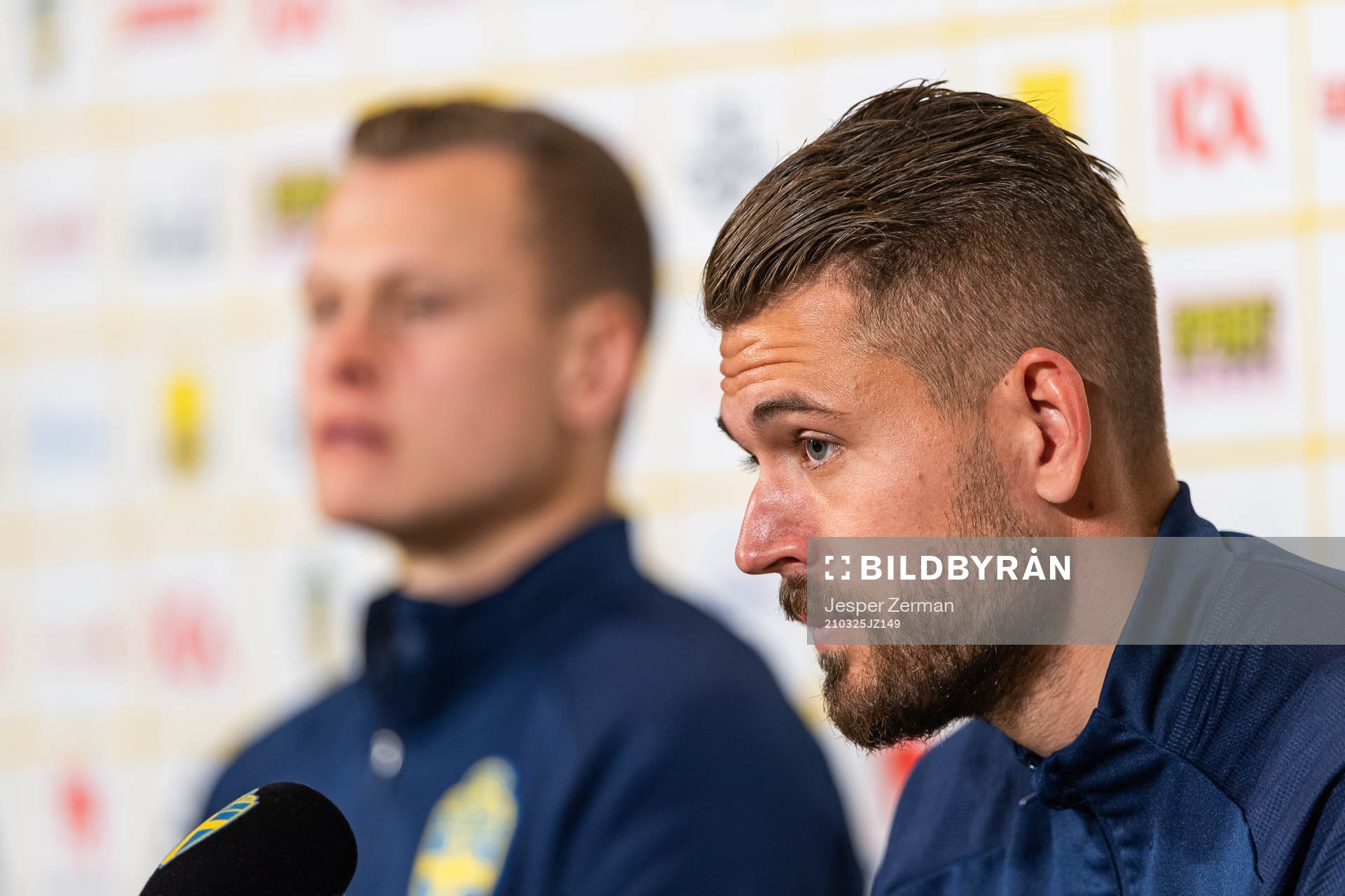 Viktor Claesson and goalkeeper Kristoffer Nordfeldt of