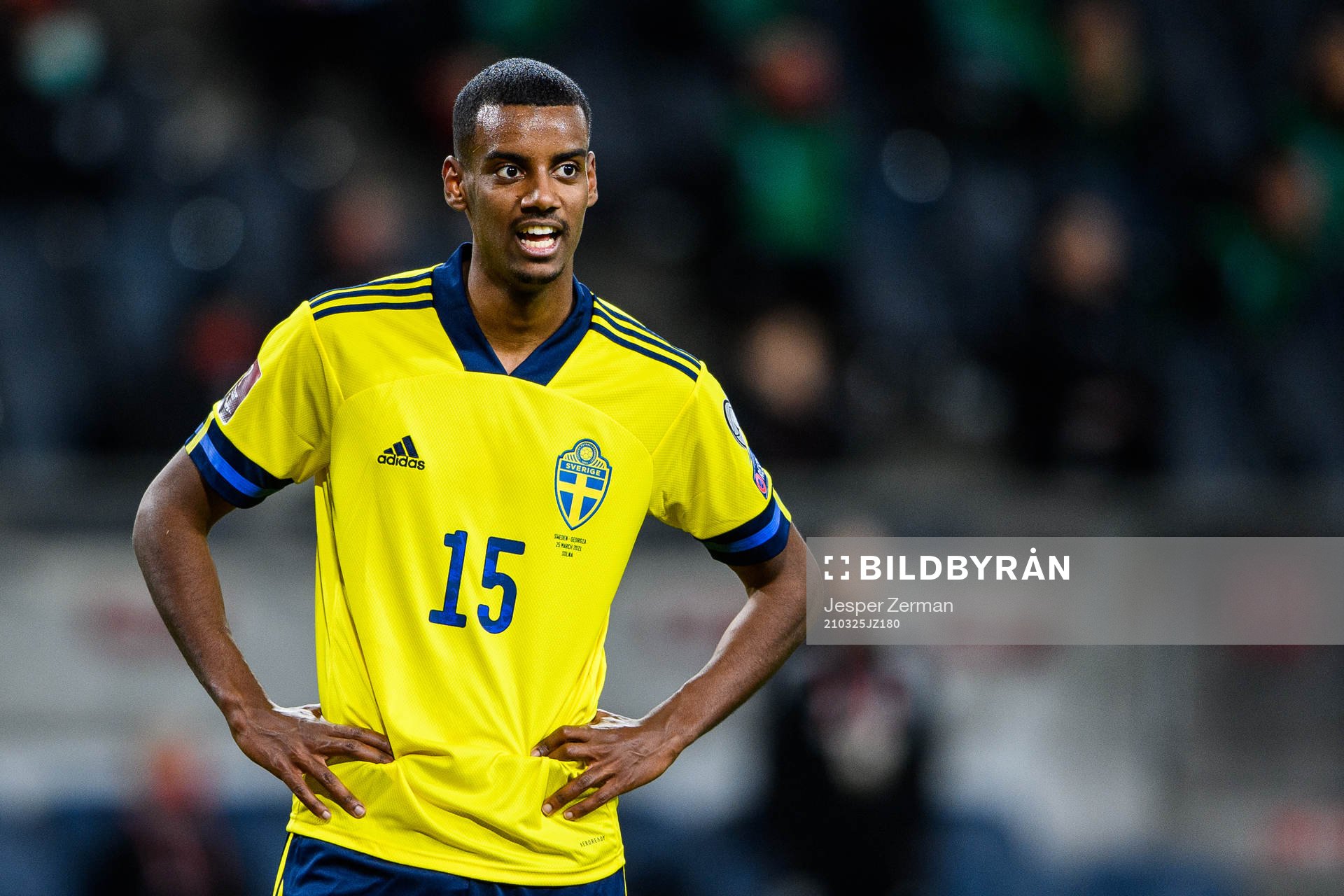 Alexander Isak of Sweden