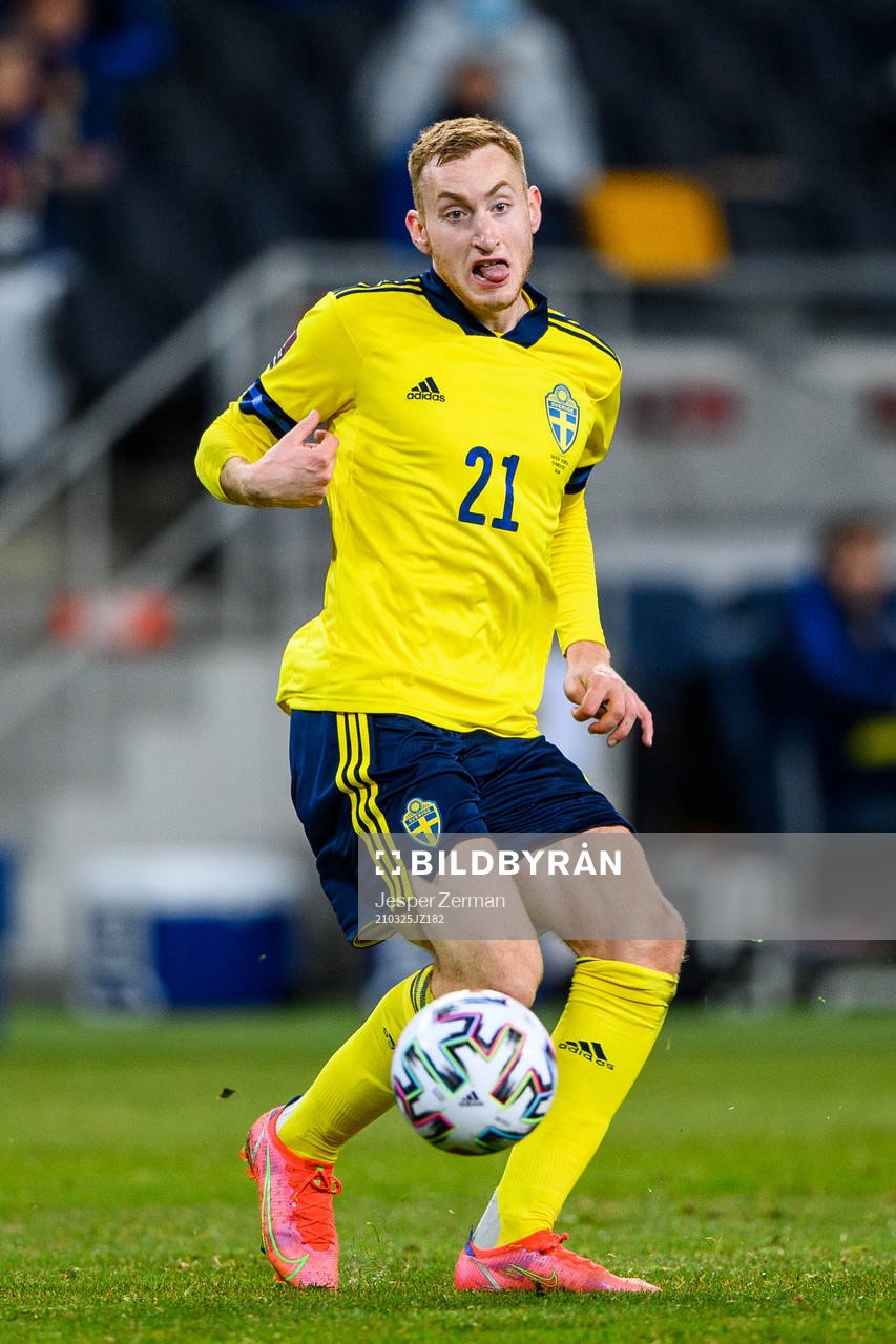 Dejan Kulusevski of Sweden