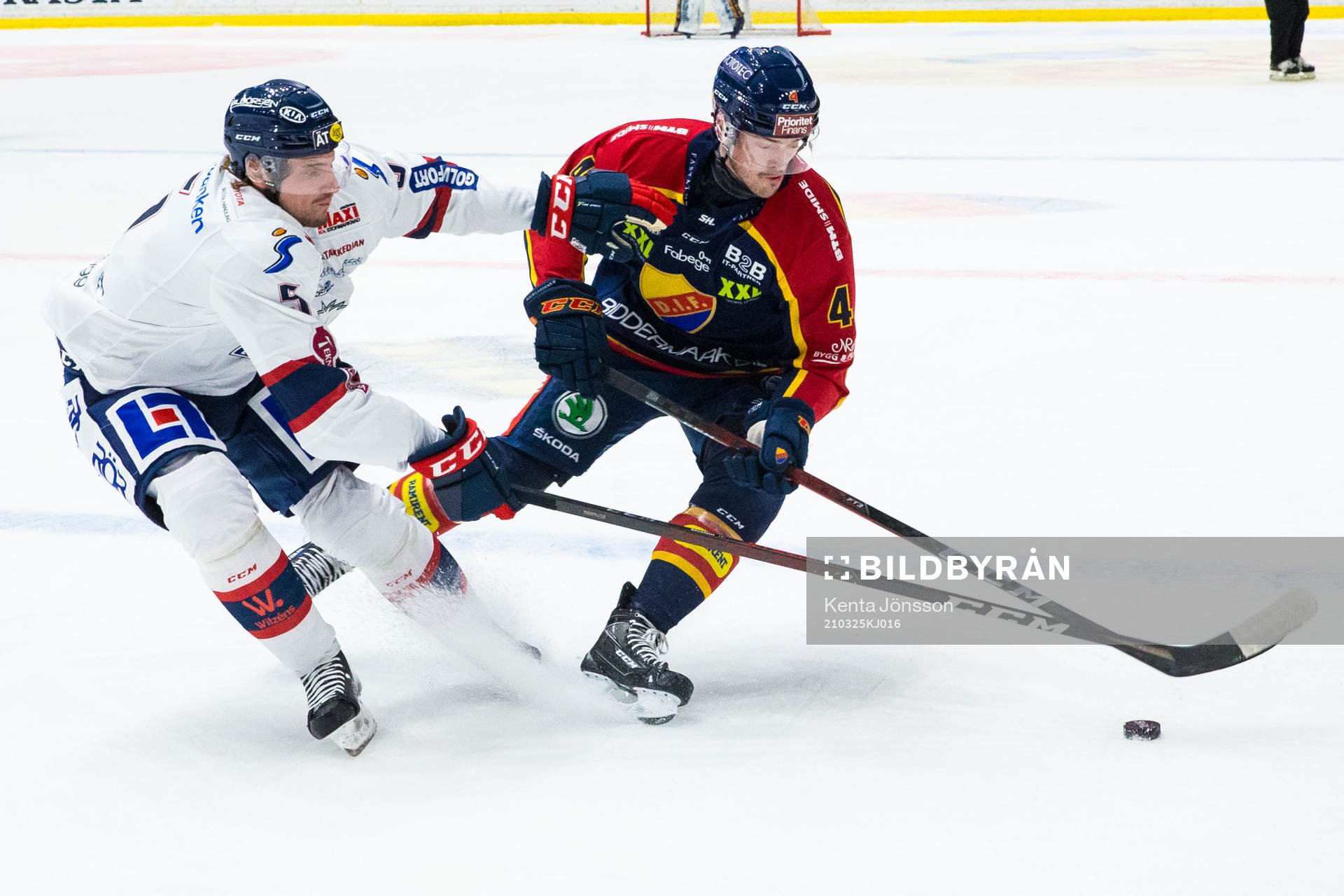 Linköpings Mattias Bäckman och Djurgårdens Marcus