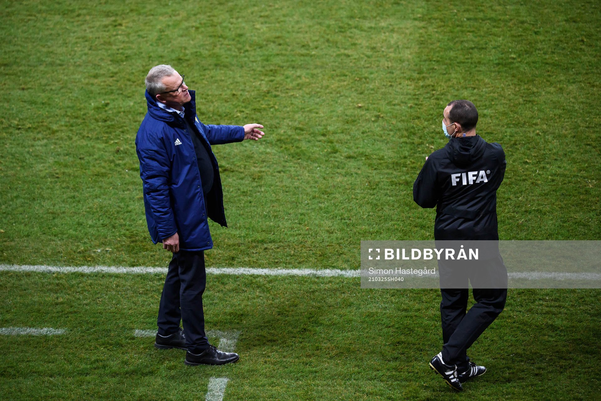 Janne Andersson, head coach of Sweden
