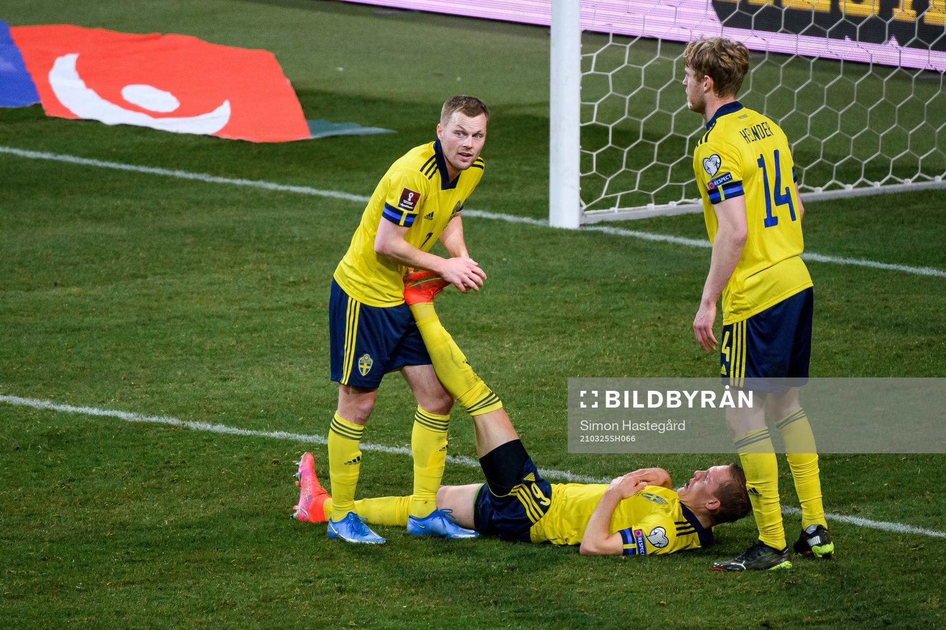 Sebastian Larsson , Ludwig Augustinsson and Filip Helander