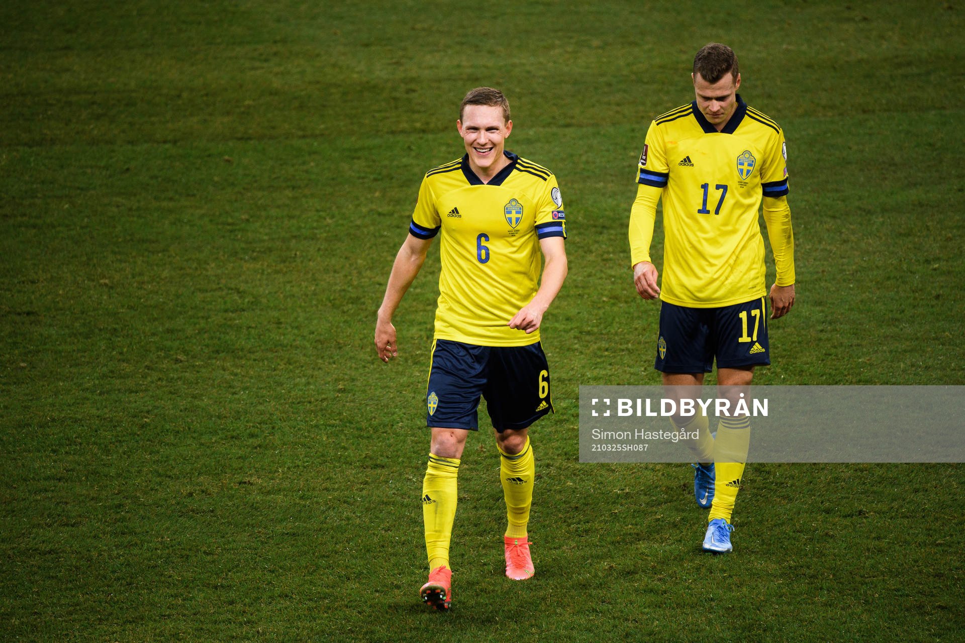 Ludwig Augustinsson and Viktor Claesson of Sweden