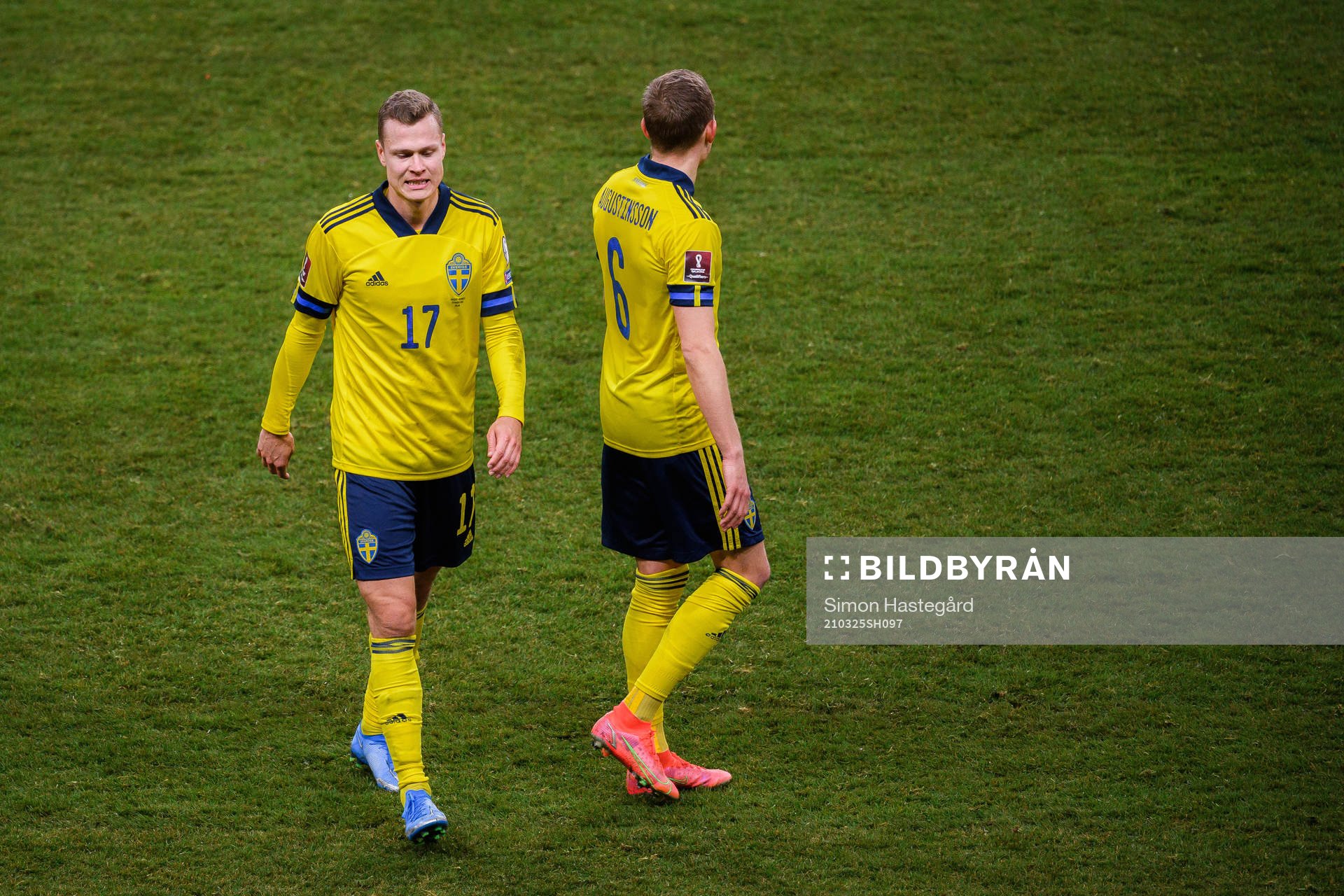 Viktor Claesson and Ludwig Augustinsson of Sweden