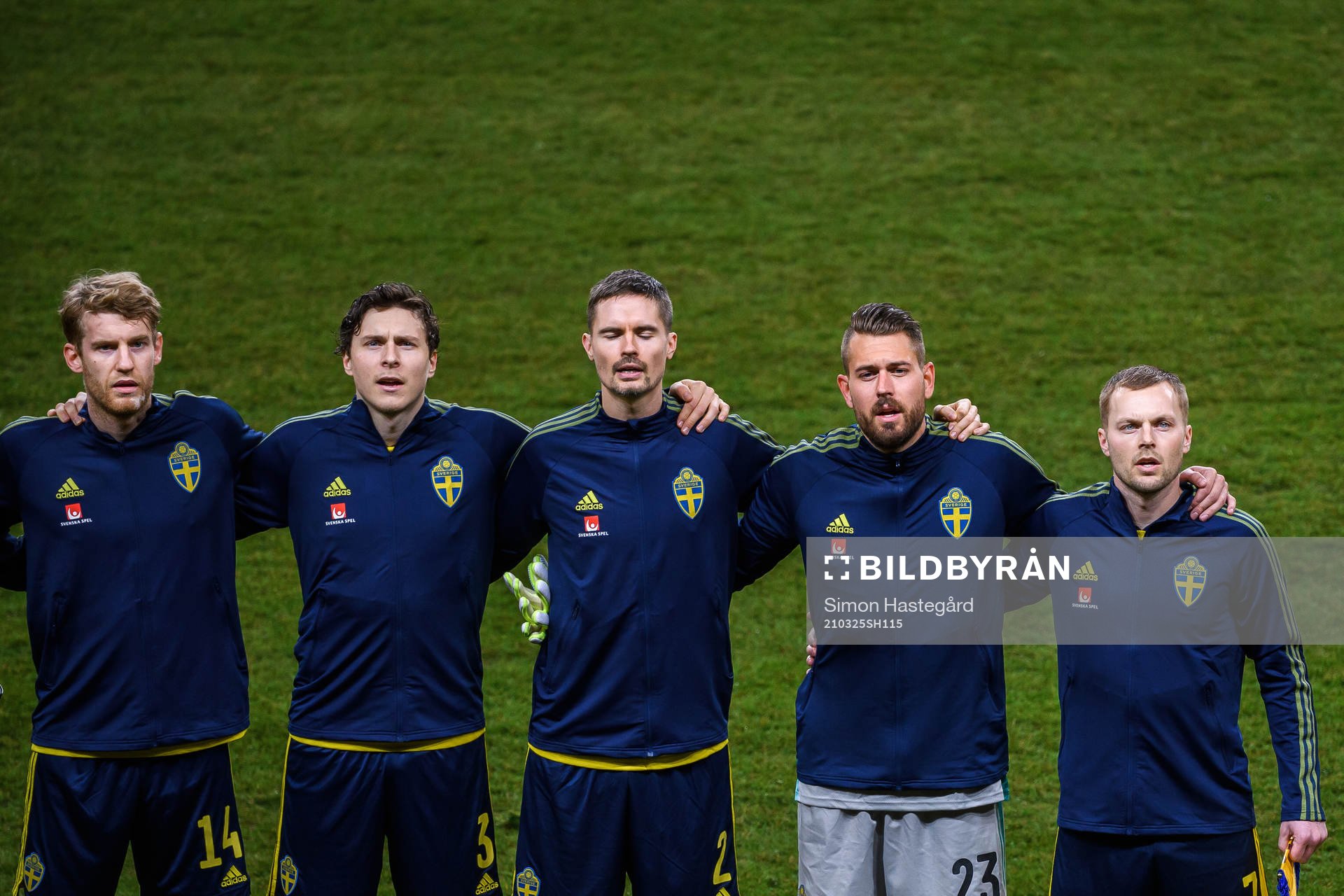 Filip Helander, Victor Nilsson Lindelöf , Mikael Lustig ,