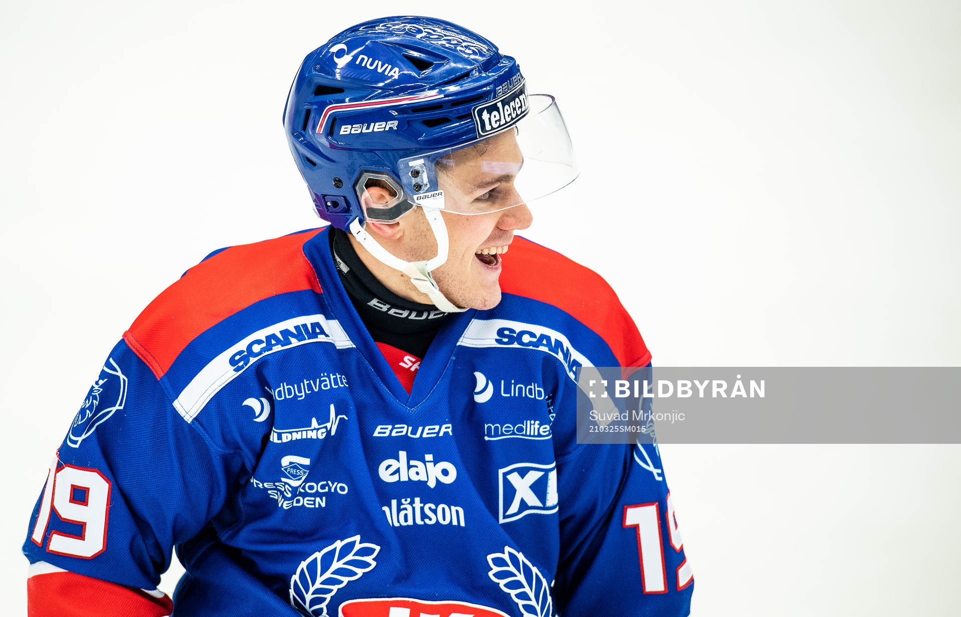 Oskarshamns Tyler Kelleher jublar