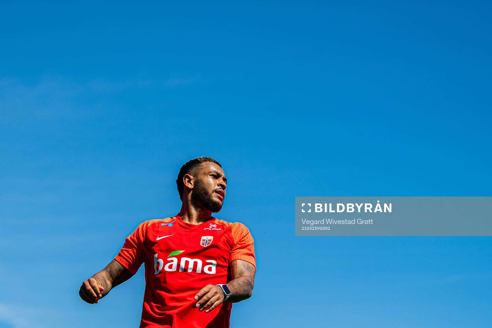 Joshua King of the Norwegian national football team