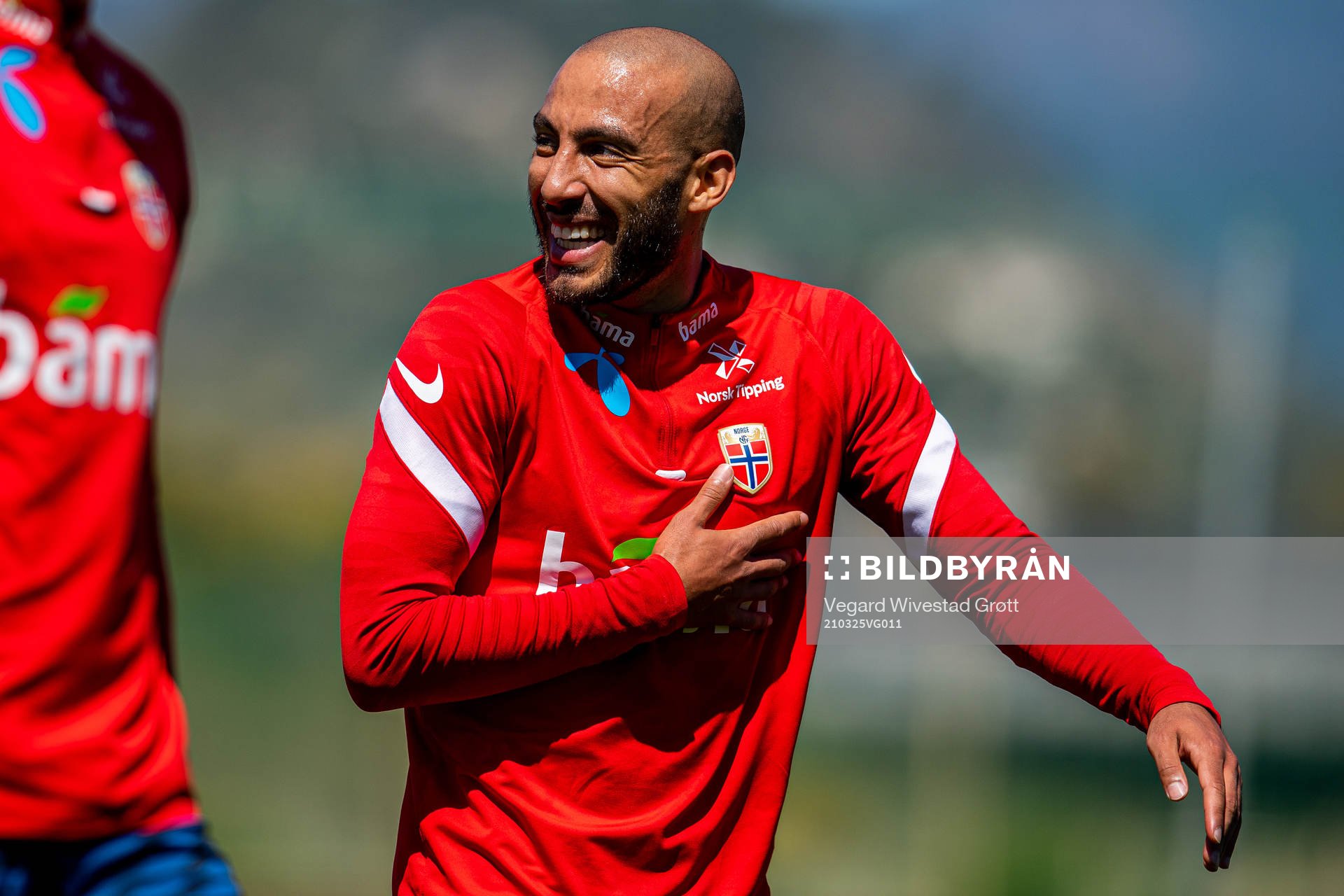 Haitam Aleesami of the Norwegian national football team