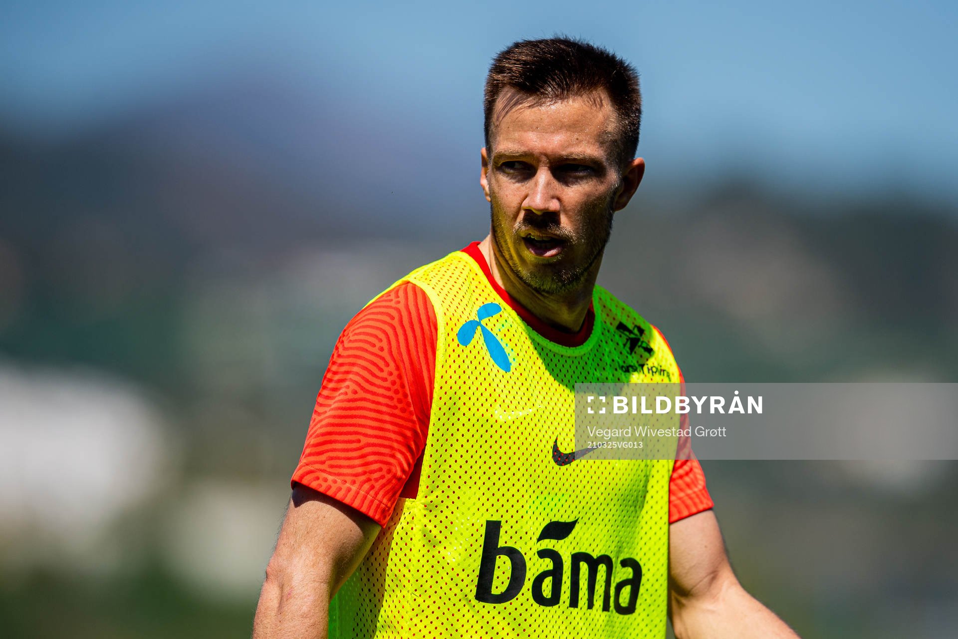 Martin Linnes of the Norwegian national football team