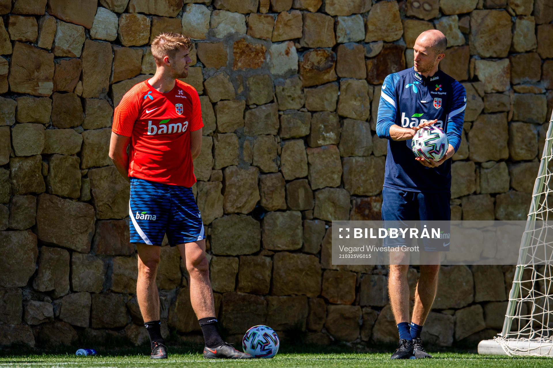 Kristoffer Ajer of the Norwegian national football team