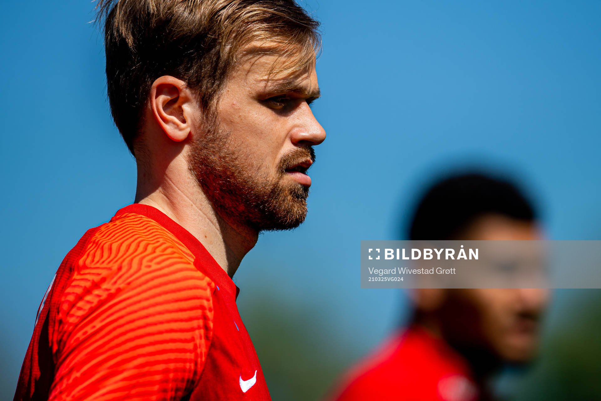 Iver Fossum of the Norwegian national football team