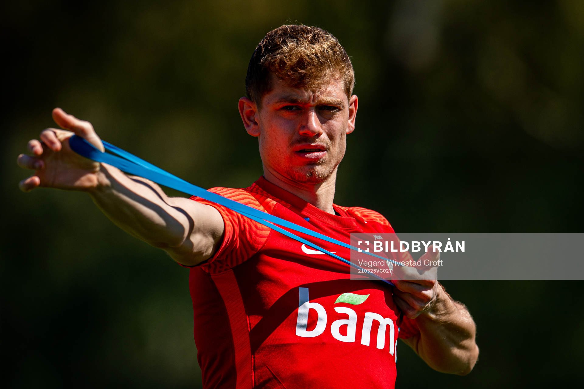 Julian Ryerson of the Norwegian national football team