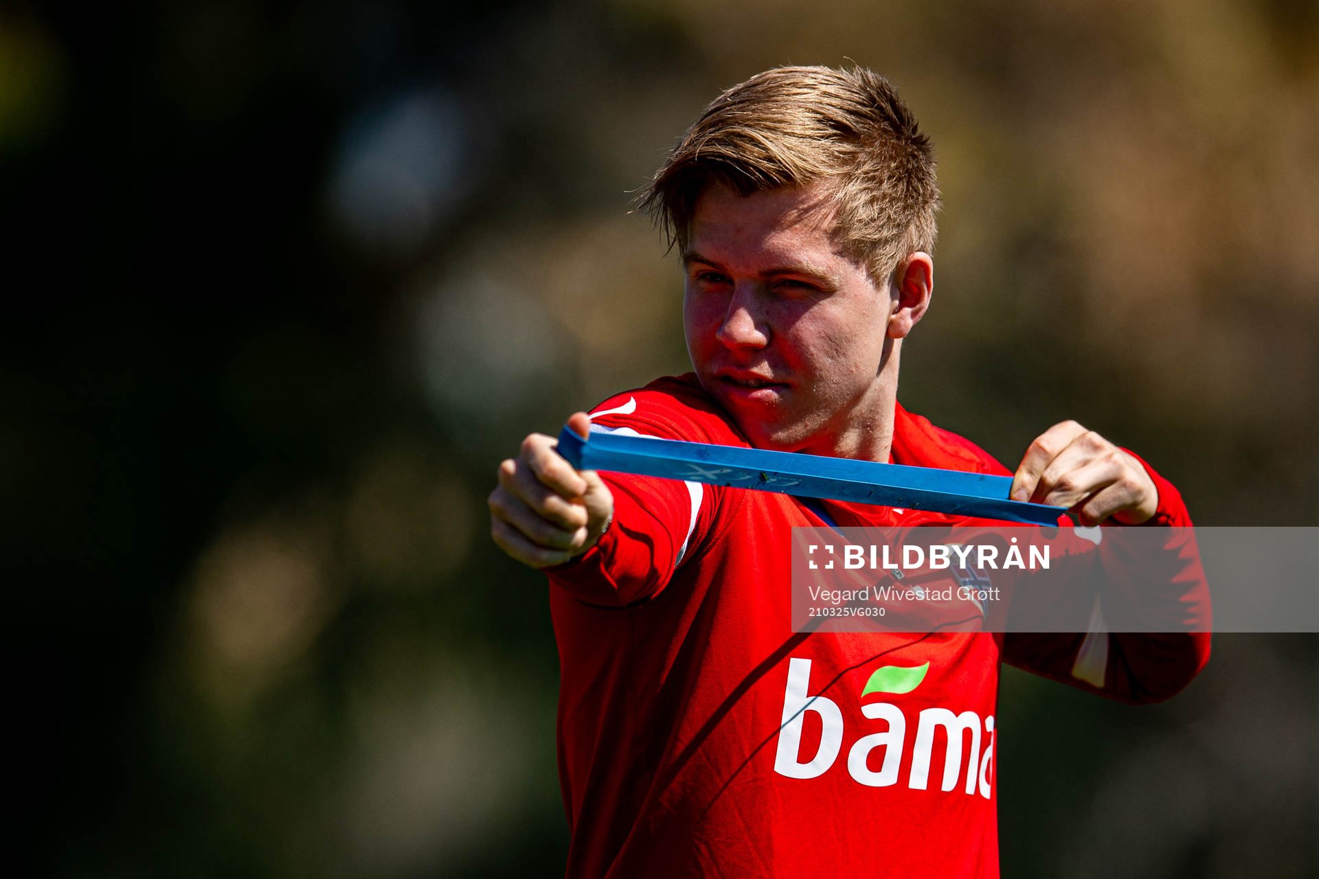 Jens Petter Hauge of the Norwegian national football team