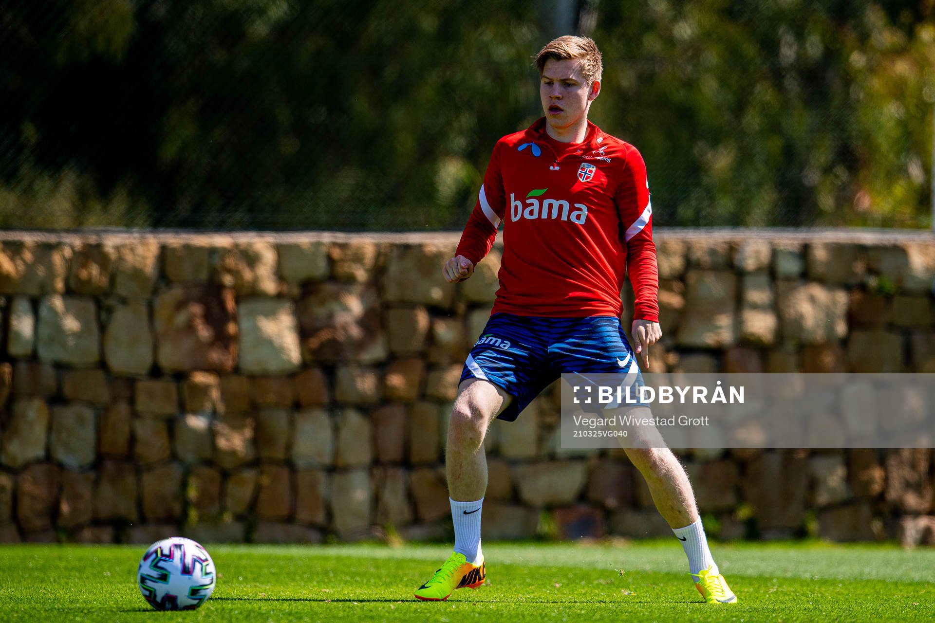 Jens Petter Hauge of the Norwegian national football team
