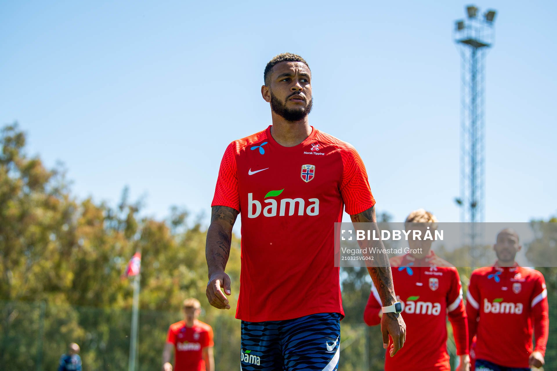 Joshua King of the Norwegian national football team