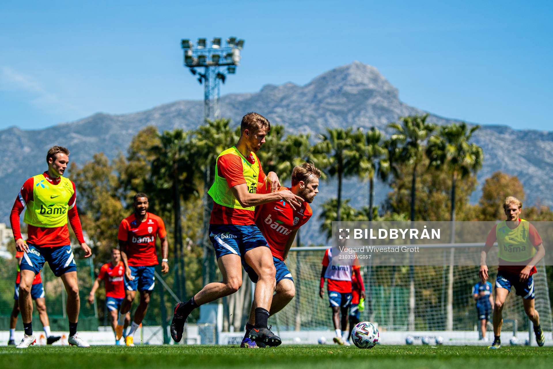 Kristoffer Ajer and Iver Fossum of the Norwegian national